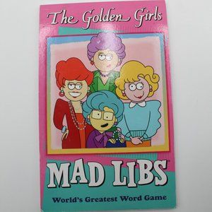 The Golden Girls Mad Libs  World's Greatest Word Game NEW SO Fun 2017 Touchstone